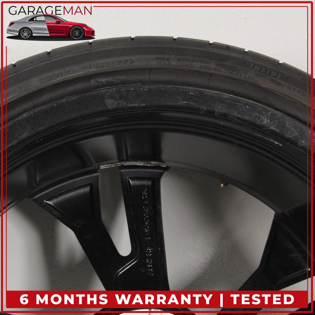 2017-2024 Audi A5 S5 Front or Rear Wheel Rim w/ Continental Tire 9JX20H2ET34 OEM