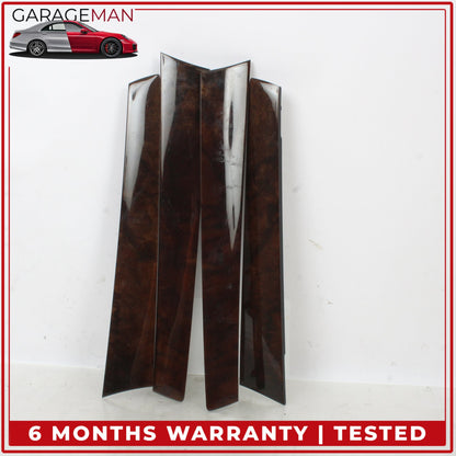 2011-2018 Audi A8 Front Rear Interior Trim Cover Panel Wood Set OEM