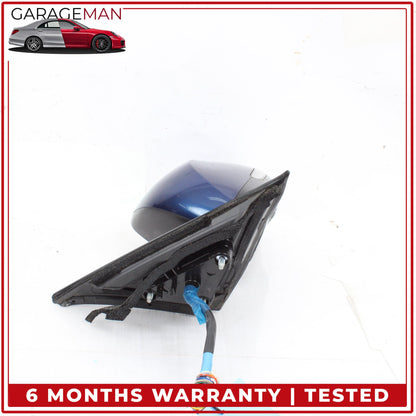 2014-2024 Infiniti Q50 V37 Front Left Door Rear View Mirror w/ Camera Blue OEM