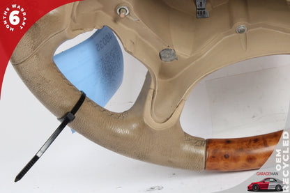 2003-2009 Mercedes W219 CLS550 Front Left Steering Wheel Wood Beige Wood OEM