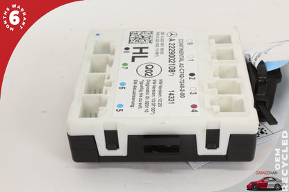 2015-2019 Mercedes W205 C300 C350e Rear Left Door Control Module 2229002108 OEM