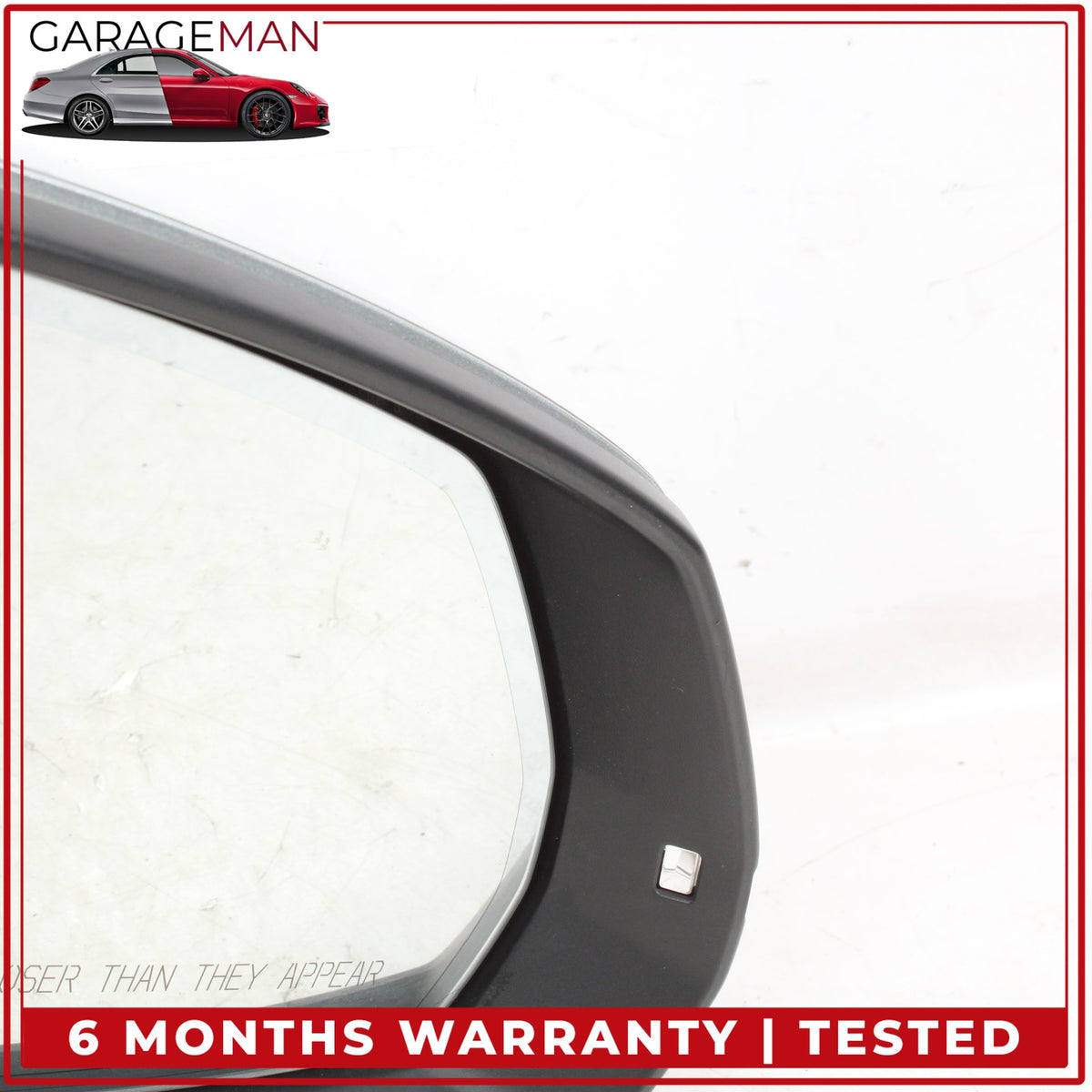 2017-2019 Audi Q7 Front Right Side Door Rear View Mirror w/ Camera Silver OEM