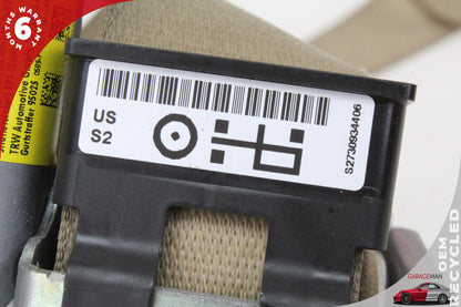 2012-2018 BMW 320i F30 Front Right Passenger Side Seat Belt Beige 7309344 OEM