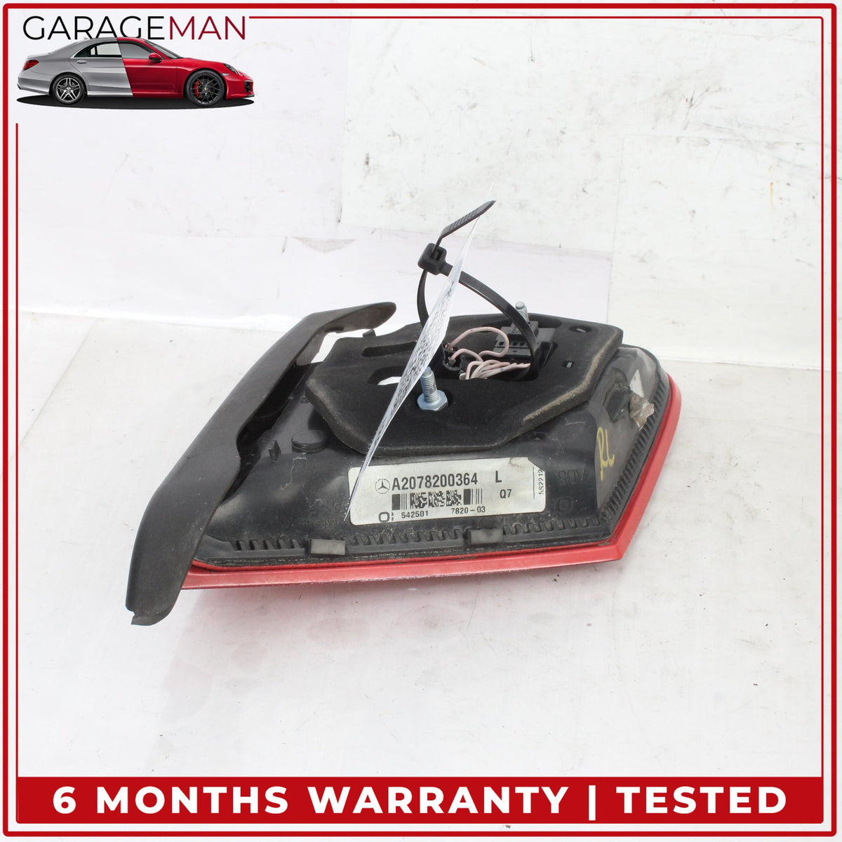 2010-2013 Mercedes C207 E550 E350 Rear Left Side Inner Tail Light Lamp OEM