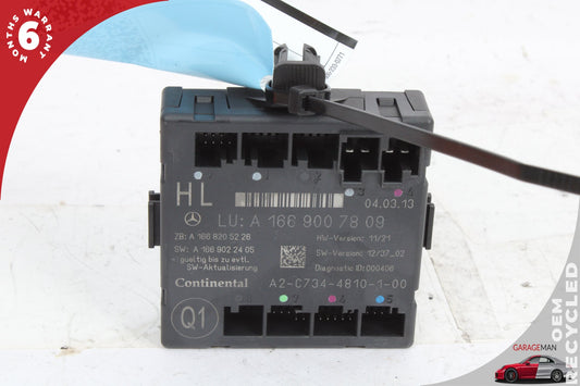 2013 Mercedes-Benz GL450 X166 SUV Left Rear Door Control Module 1669007809 OEM