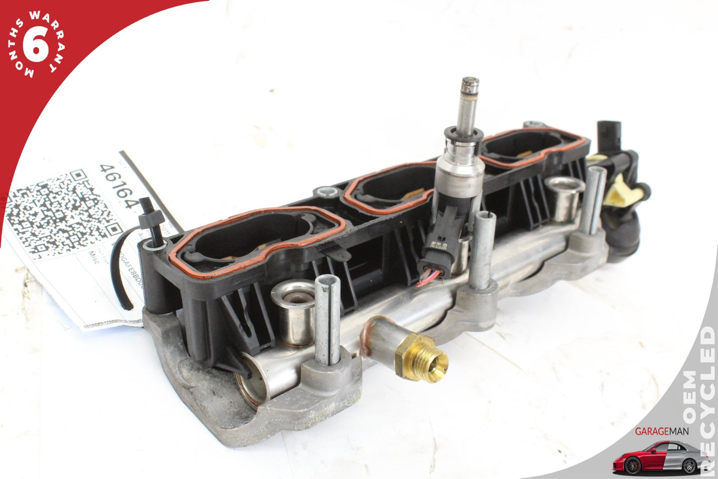 2011-2018 Audi Q7 Porsche Cayenne 958 Right Lower Intake Manifold w/ Bracket OEM