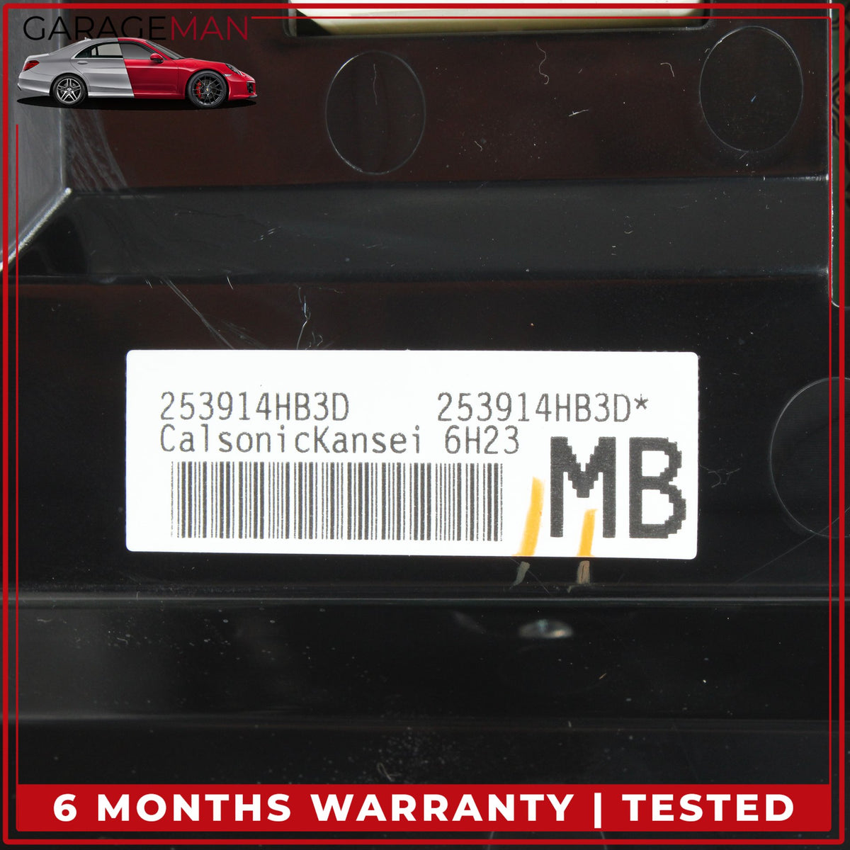 2017-2020 Infiniti Q50 V37 Red Sport Climate Control Radio Panel 253914HB3D OEM
