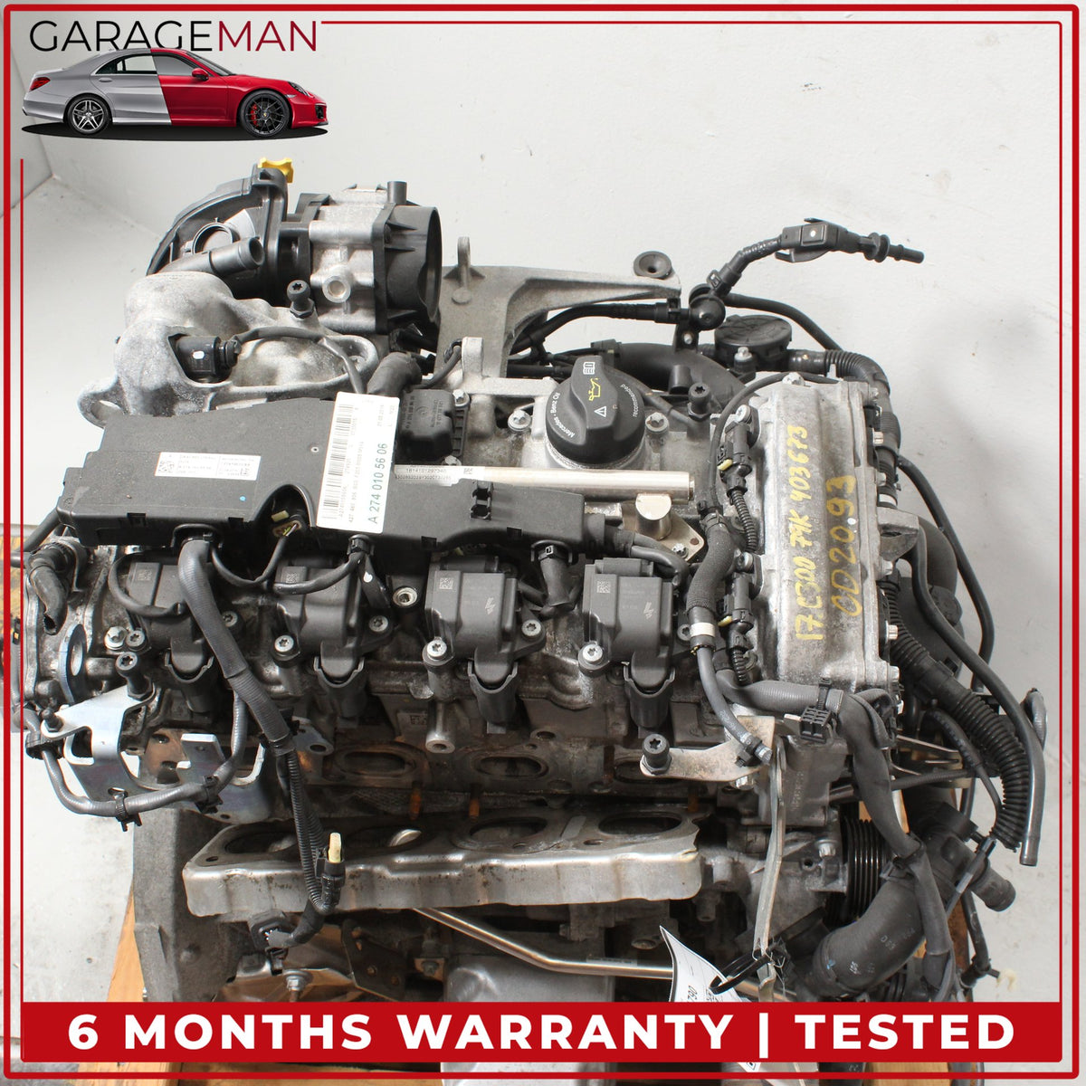 2015-2020 Mercedes W205 C300 4MATIC AWD Engine Motor Assembly 274.920 OEM 79K