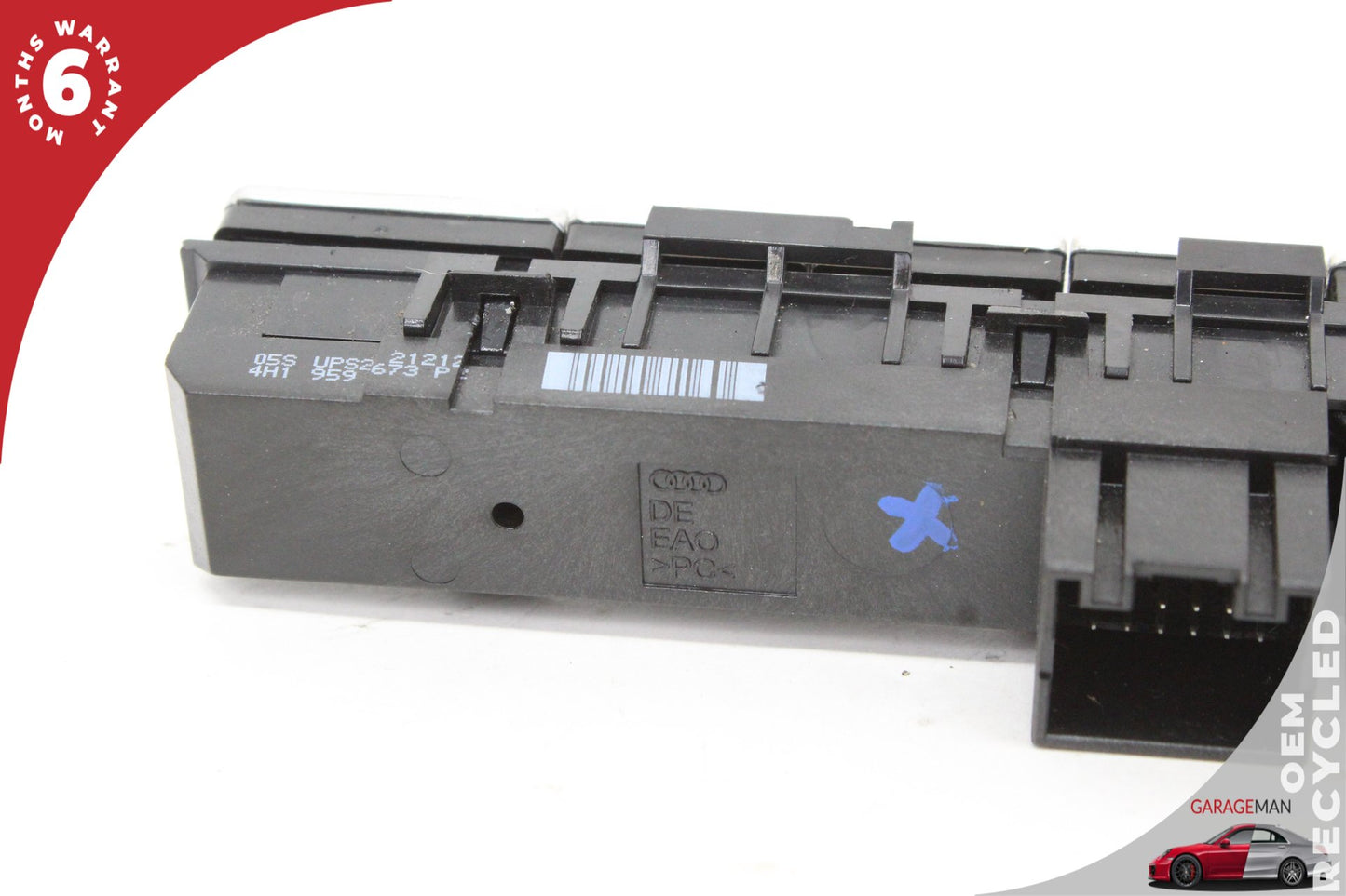 2011-2018 Audi A8 S8 Hazard Light Air Vent Control Switch Panel 4H0820911B OEM