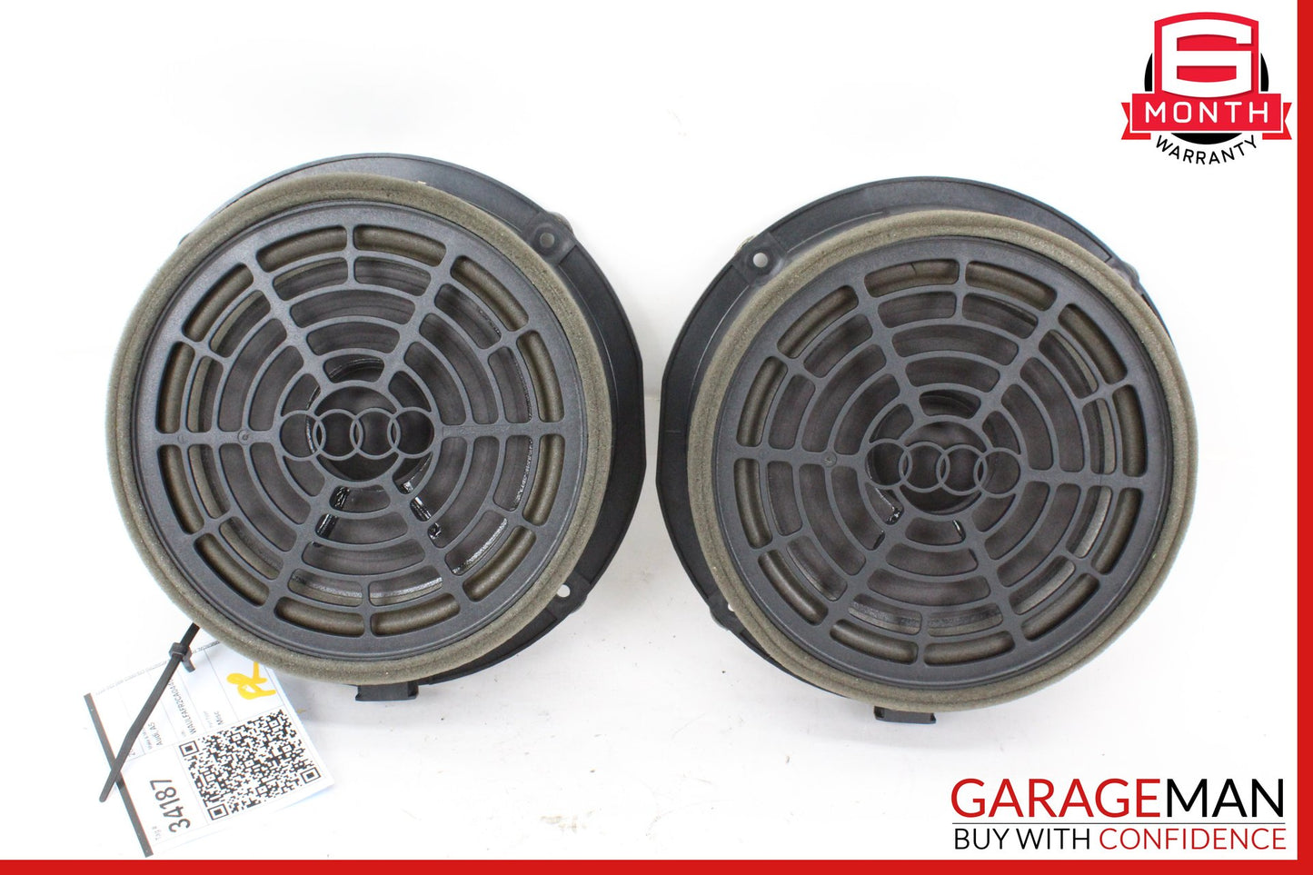 2009-2016 Audi A5 Front Right and Left Side Audio Door Speaker Set 8T0035415B