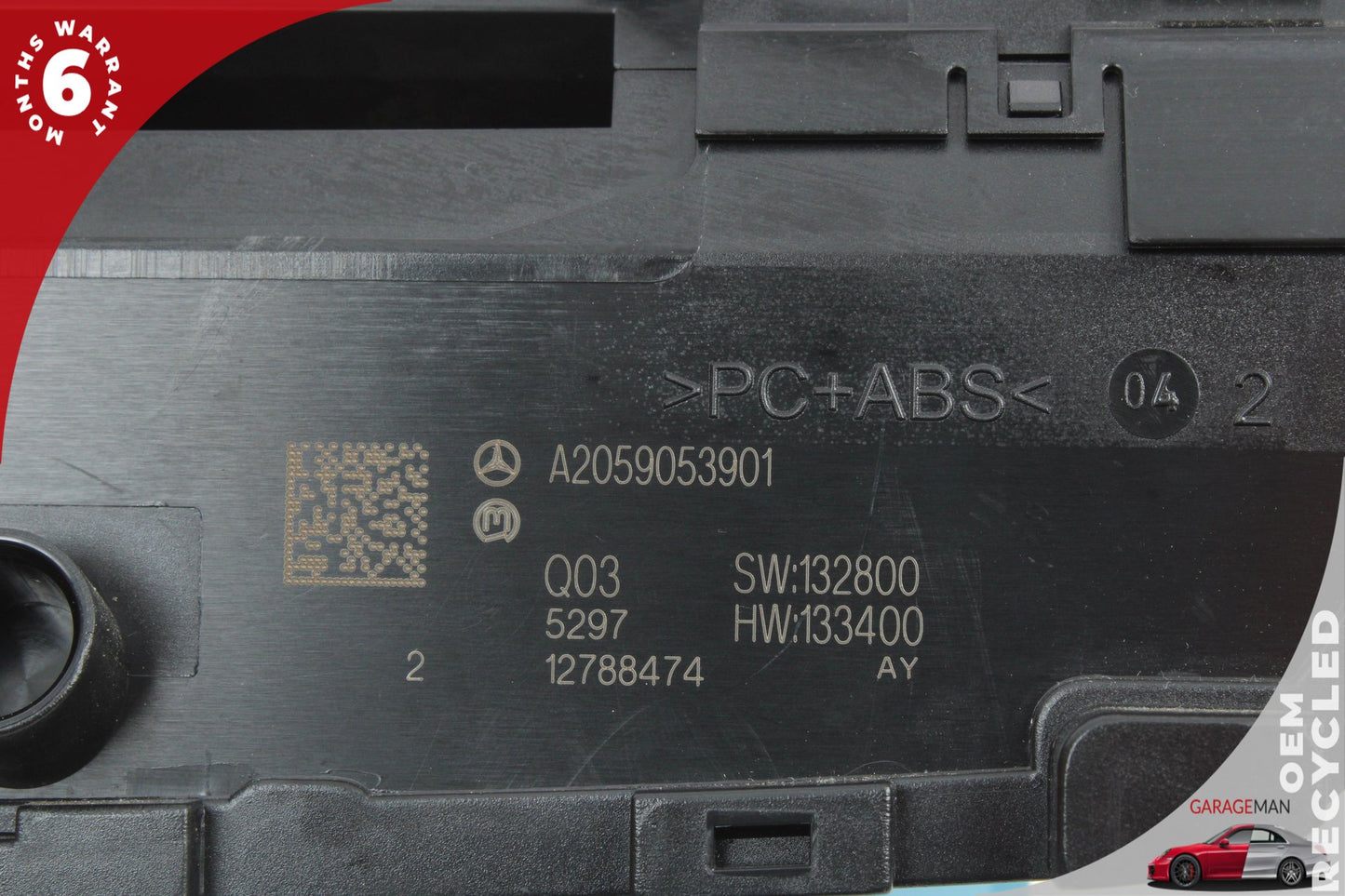 2015-2018 Mercedes-Benz C300 W205 Dash Hazard Control Switch A2059053901