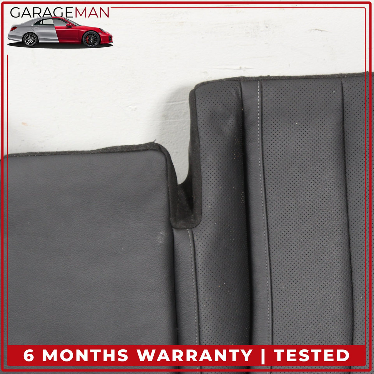 2014-2020 Mercedes W222 S550e Rear Lower Bottom Seat Cushion Black OEM