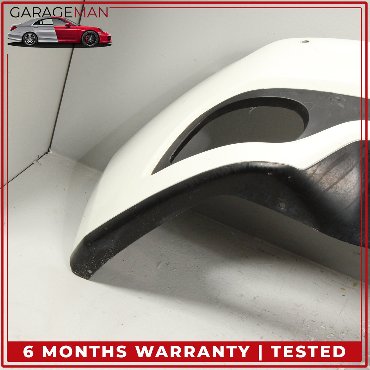 2008-2019 Maserati GranTurismo M145 GranCabrio Rear Bumper Cover White OEM