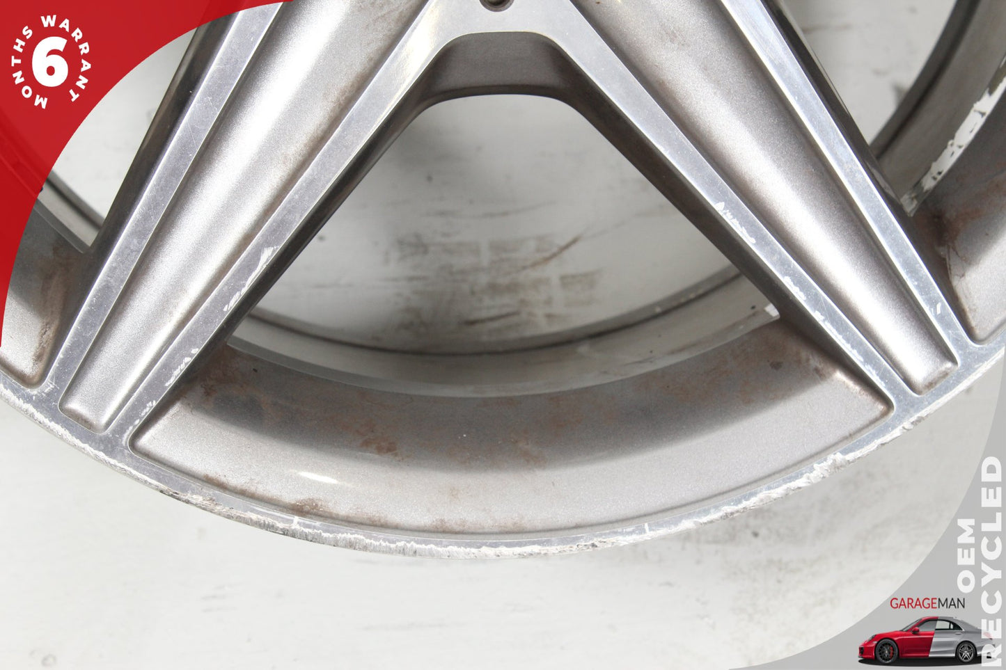 2015-2019 Mercedes W205 C300 5 Spoke Rear Side Wheel Rim 8.5JX18 H2 ET49 OEM