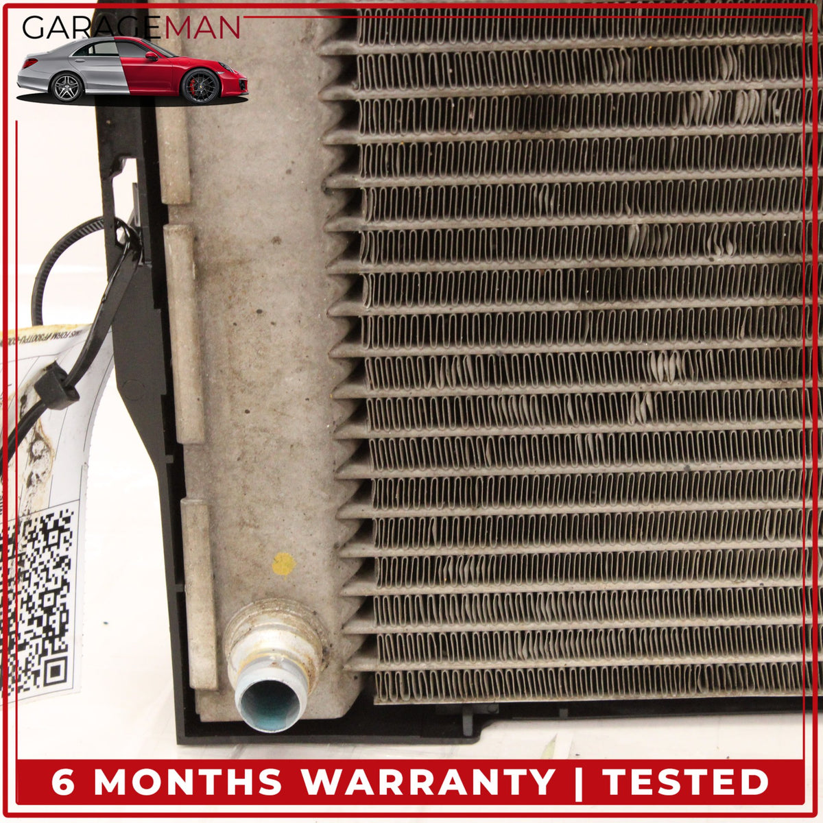 2012-2019 BMW 650i F13 RWD Left Driver Side Auxiliary Radiator 7805630 OEM