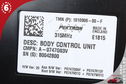 2012-2018 Tesla Model S BCM Body Comfort Control Module Unit 101090600F OEM