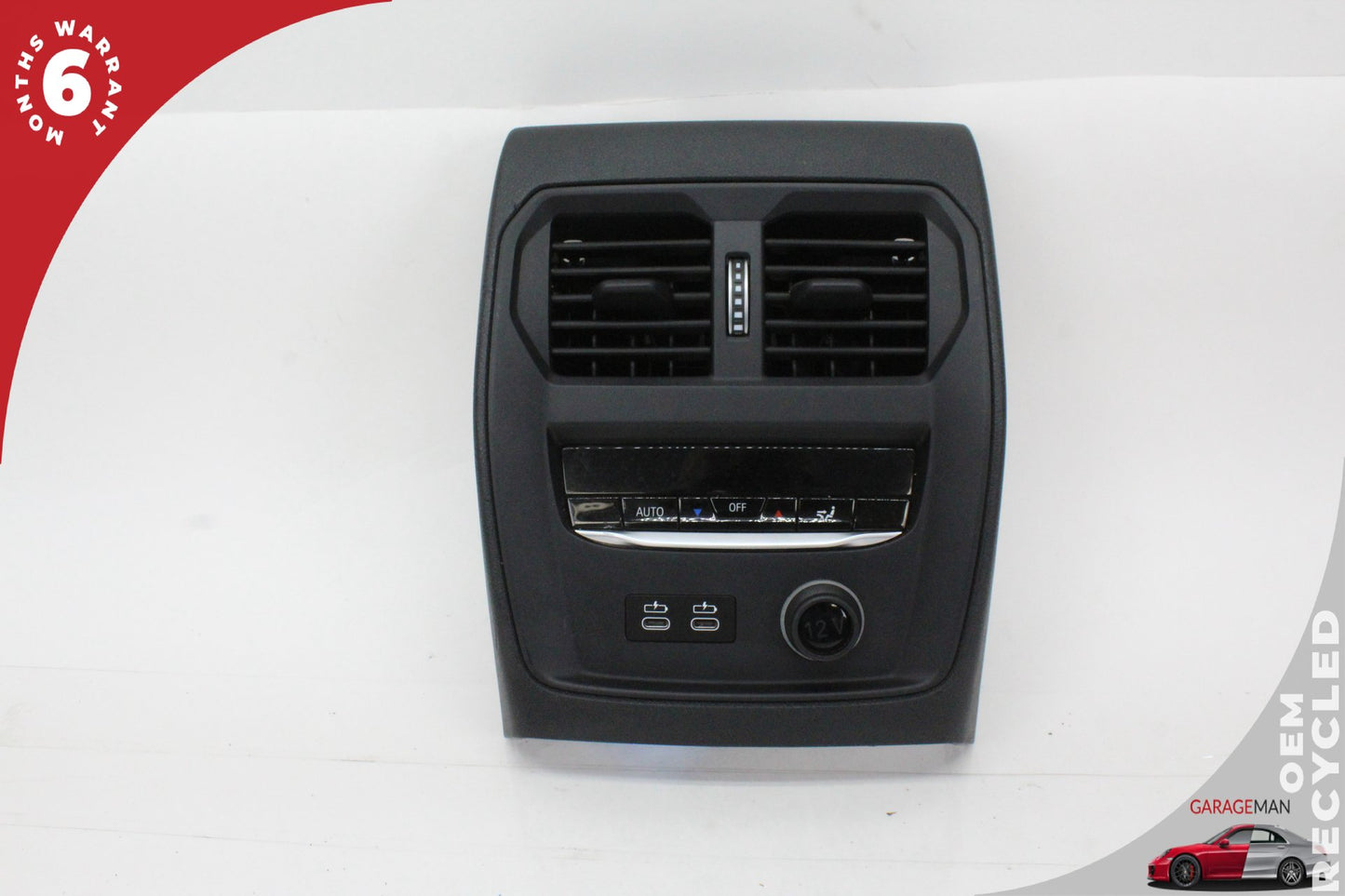19-22 BMW 330i G20 Sedan Rear Center Console A/C Air Vent Trim 9493012 Genuine