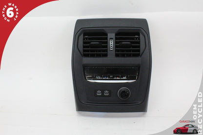 19-22 BMW 330i G20 Sedan Rear Center Console A/C Air Vent Trim 9493012 Genuine