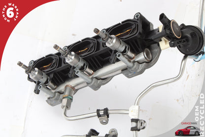2009-2012 Audi Q5 Left and Right Lower Intake Manifold Fuel Rail w/ Injectors