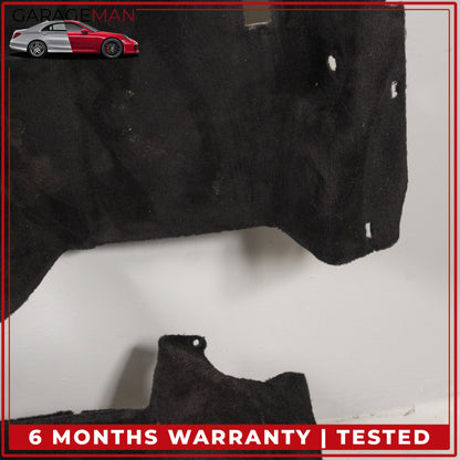 1999-2004 Porsche 911 Carrera Coupe Front and Rear Floor Carpet Trim Black OEM