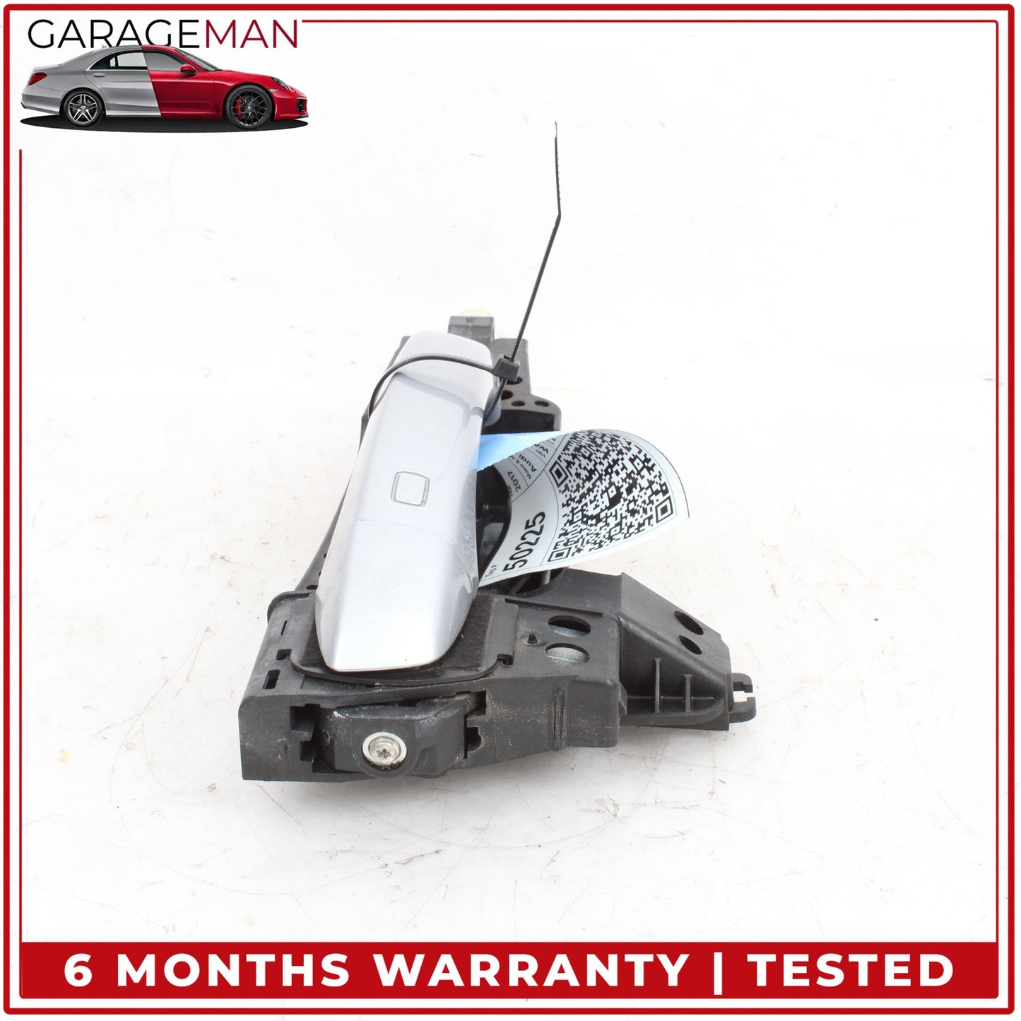 2017-2024 Audi Q7 Right Passenger Side Exterior Door Handle Silver Metallic OEM