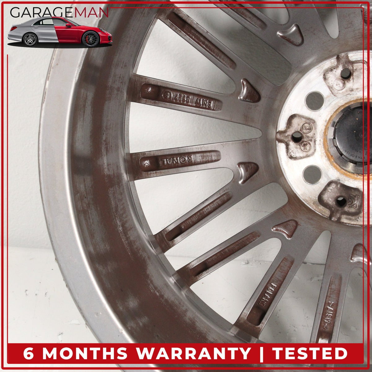 2017-2023 BMW 540i 530i M550i 530e Front Side Wheel Rim 8JX19H2 IS30 6894839 OEM