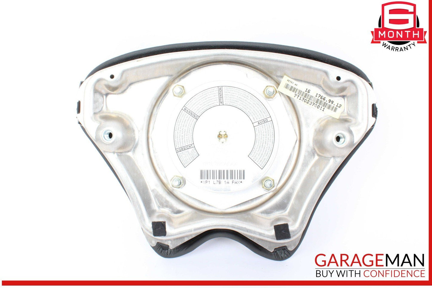 01-04 Mercedes R170 SLK230 SL500 Driver Steering Wheel Air Bag Airbag Black OEM