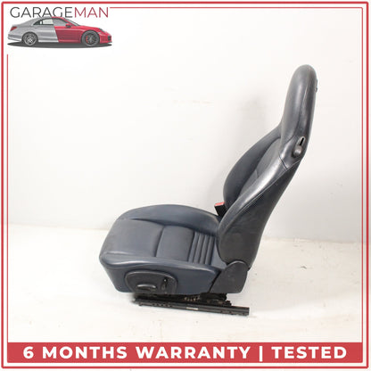 2001-2005 Porsche 911 Carrera 996 Front Left Driver Side Complete Seat Blue OEM
