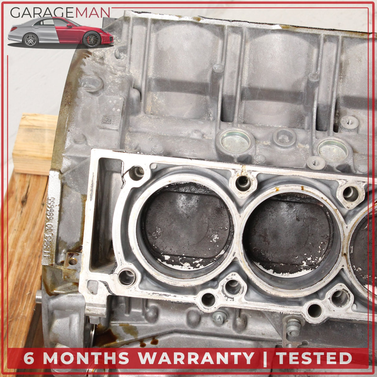 1999-2006 Mercedes R230 SL500 CLK500 E500 Engine Cylinder Block 1130101605 OEM