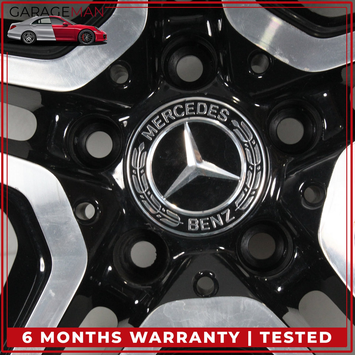2019-2023 Mercedes W205 C300 Rear Side Wheel Rim 8.5JX18H2 ET49 2054019600 OEM