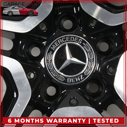 2019-2023 Mercedes W205 C300 Rear Side Wheel Rim 8.5JX18H2 ET49 2054019600 OEM