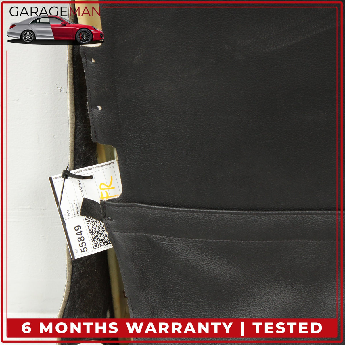 2012-2018 BMW 640i F12 Convertible Front Right Upper Seat Cushion OEM