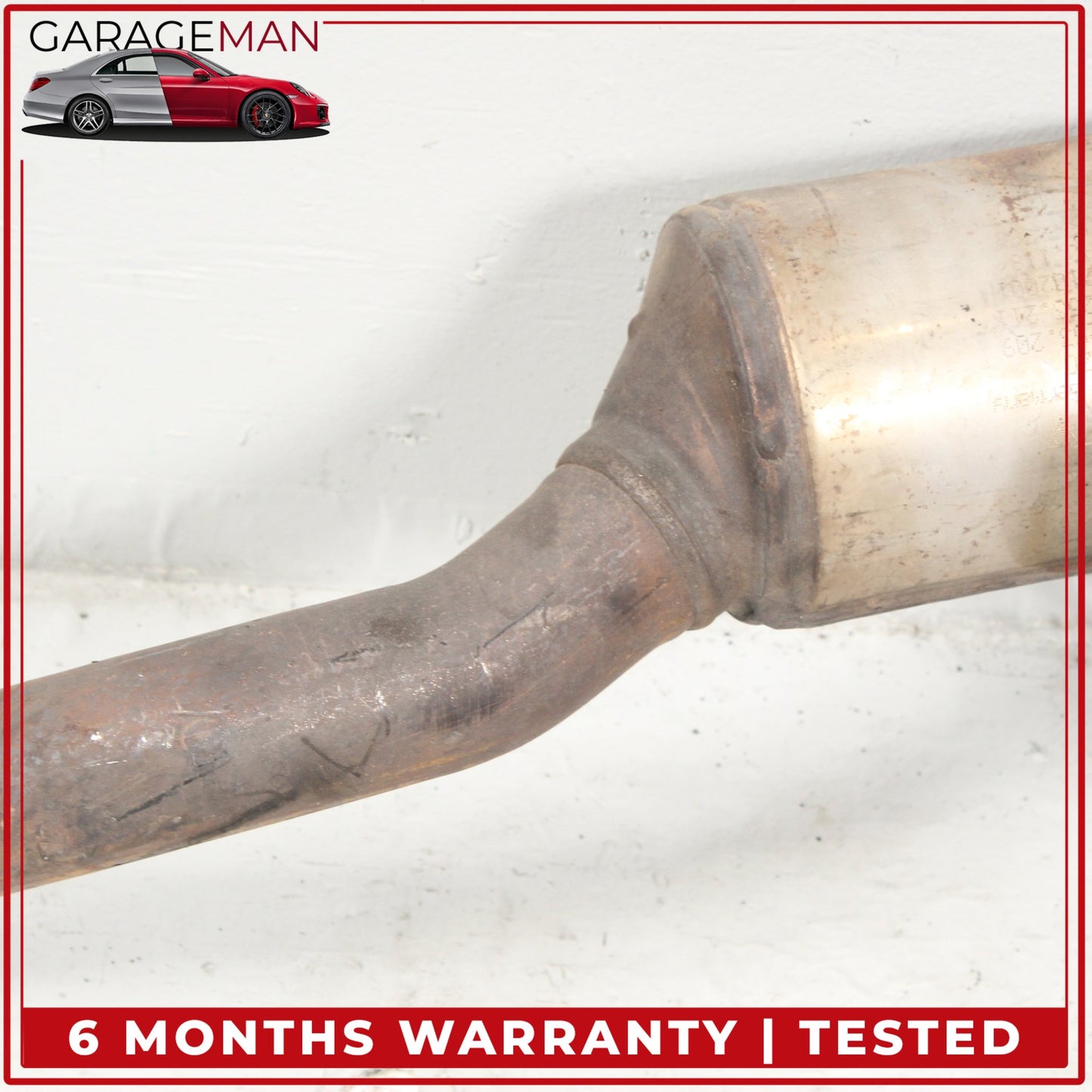 2011-2015 Audi Q7 SUV Left Driver Side Exhaust Downpipe Down Pipe 7P0253209 OEM
