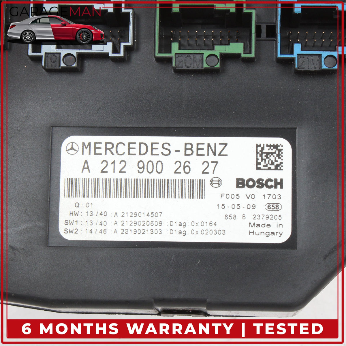 2010-2020 Mercedes C207 E400 Coupe Front SAM Module Relay Junction Fuse Box OEM