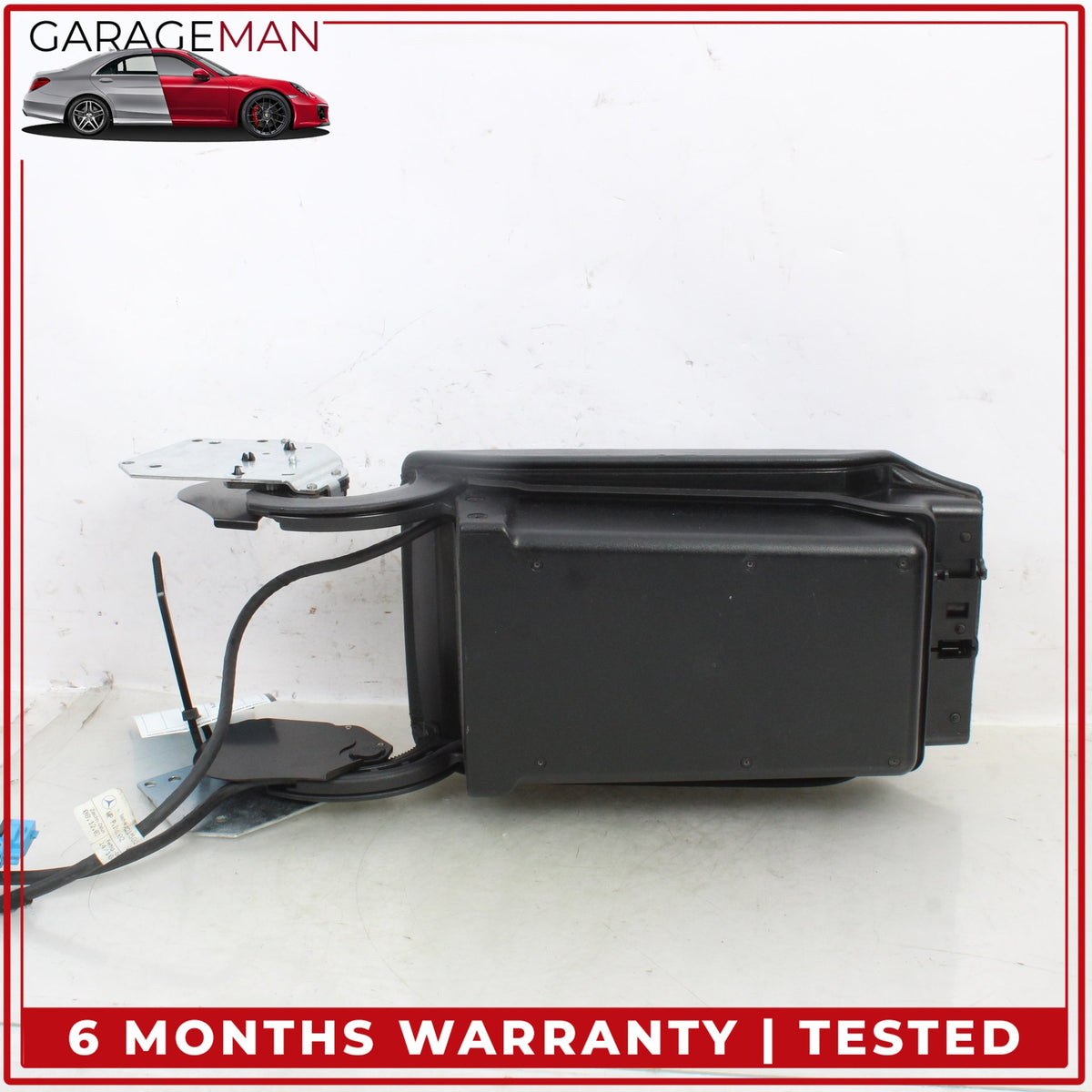 2000-2006 Mercedes W215 CL500 Front Center Console Armrest Lid Cover Black OEM