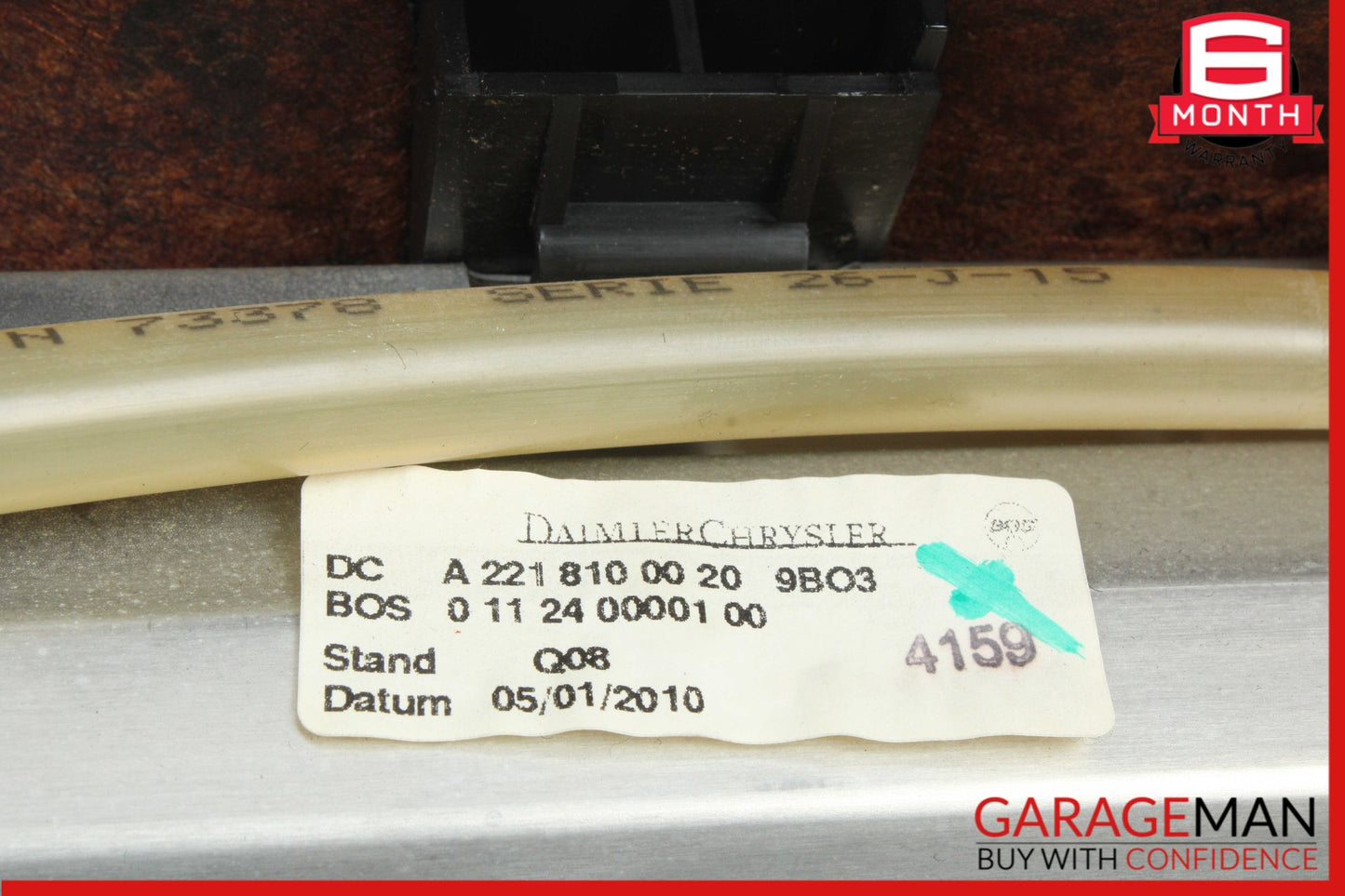 2007-2013 Mercedes W221 S550 Rear Window Sunshade Screen Roller Blind w/ Trim