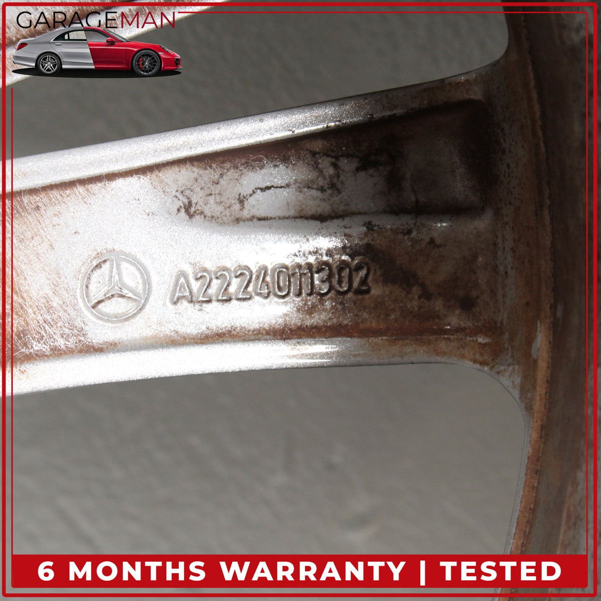 2014-2017 Mercedes W222 S550e S63 AMG Front Wheel Rim w/ Tire 8.5JX19H2 ET36 OEM