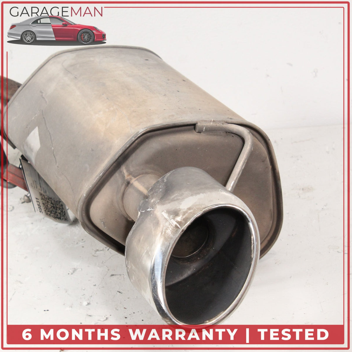 2013-2015 Jaguar XF X250 Exhaust Muffler Left and Right Side Set DX235230AB OEM