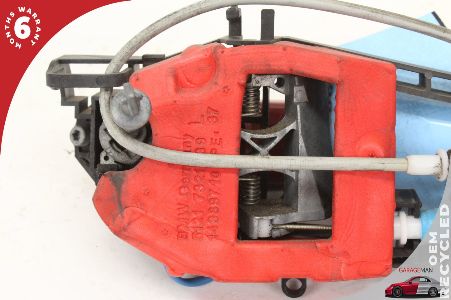 2012-2018 BMW 320i F30 Front Left Side Exterior Door Handle Red 7321639 OEM