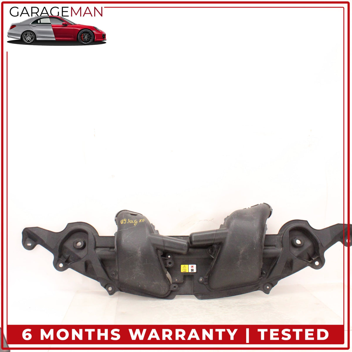 2009-2015 Jaguar XF XFR Engine Radiator Support Cover Panel 8X238A303CD OEM