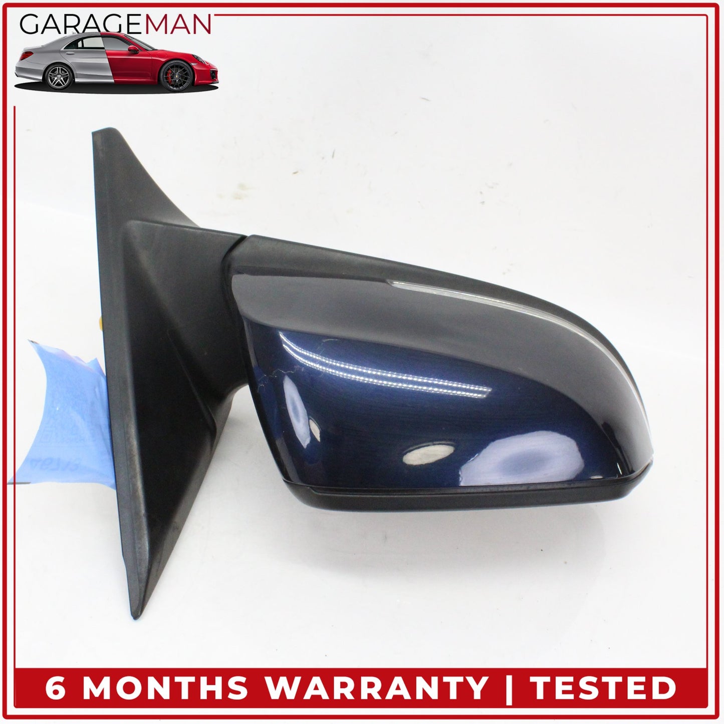 2014-2020 BMW 430i 428i F36 Front Right Side Door Rear View Mirror Blue OEM