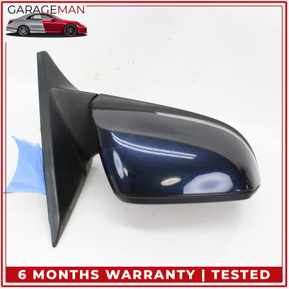2014-2020 BMW 430i 428i F36 Front Right Side Door Rear View Mirror Blue OEM