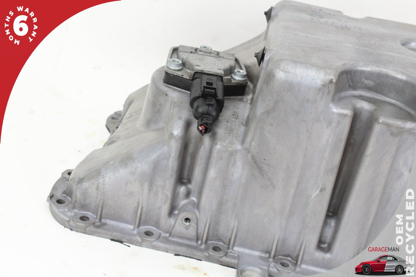 2007-2010 Porsche Cayenne 957 Audi Q7 Lower Engine Oil Pan w/ Oil Level Sensor
