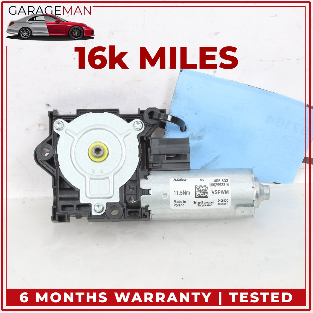 2019-2026 Mercedes W177 A220 CLA250 Panoramic Sun Roof Motor 10029933B OEM
