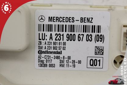 2013-2020 Mercedes R231 SL550 Convertible Top Roof Control Module 2319006703 OEM