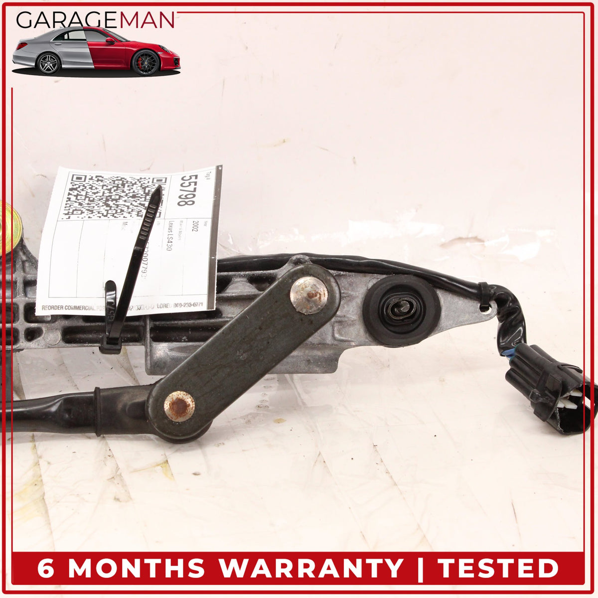2001-2006 Lexus LS430 Front Windshield Wiper Linkage w/ Motor 8515050110 OEM