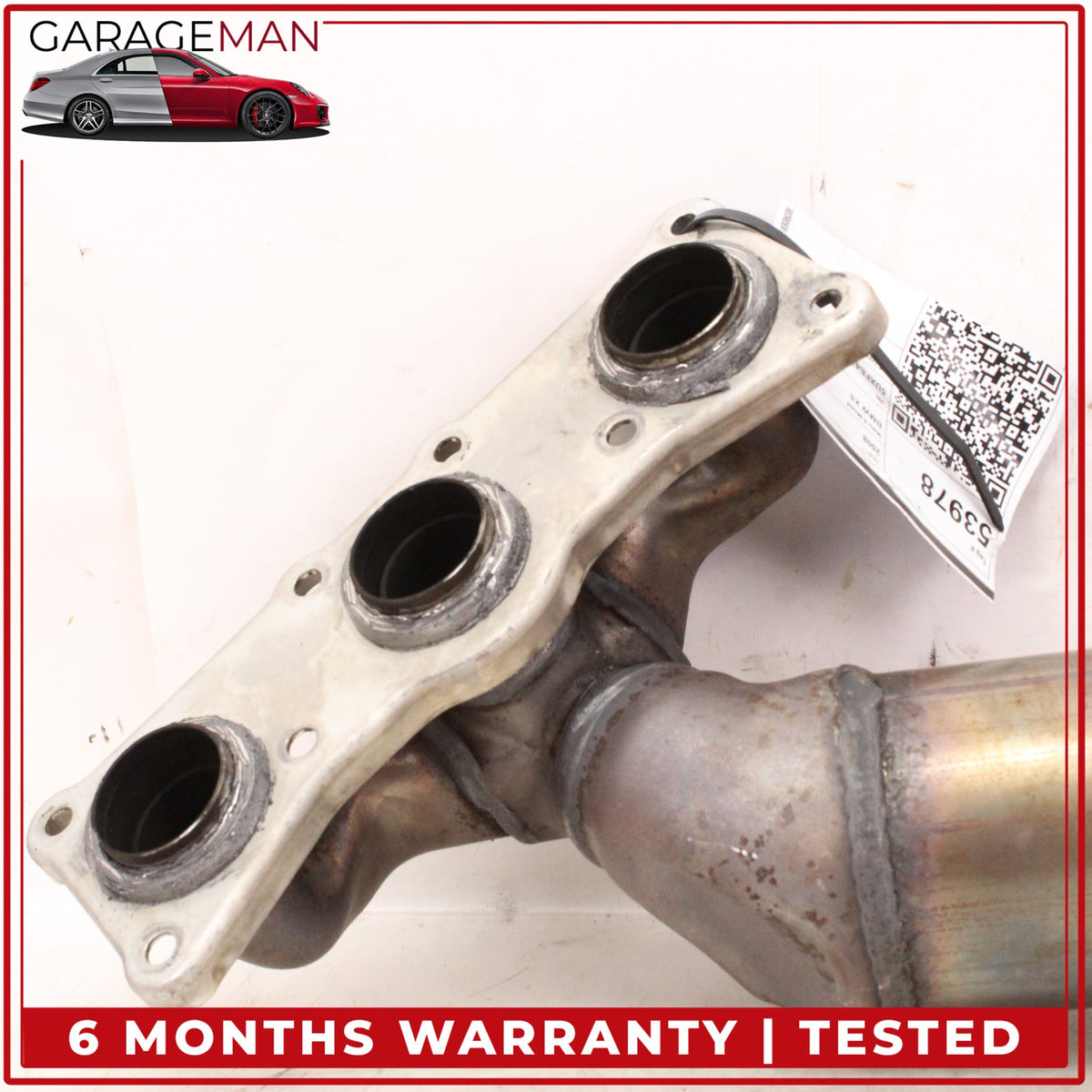 2007-2010 BMW X5 E70 Exhaust Manifold Downpipe Cylinder 4-6 7596879 OEM
