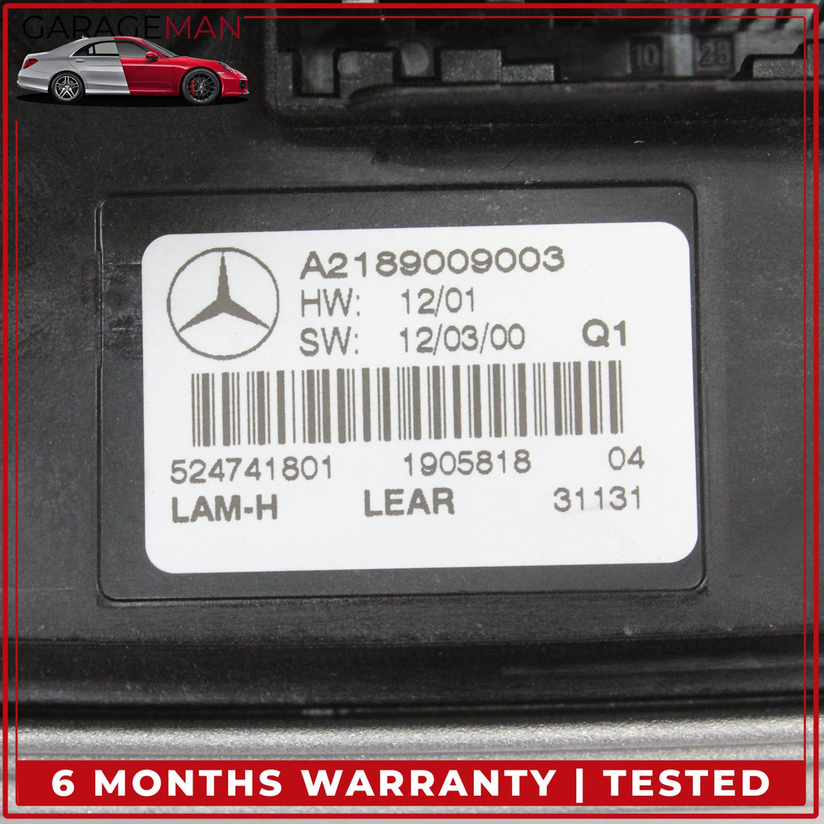2012-2014 Mercedes-Benz CLS550 W218 Sedan LED Headlamp Ballast 2189009003 OEM