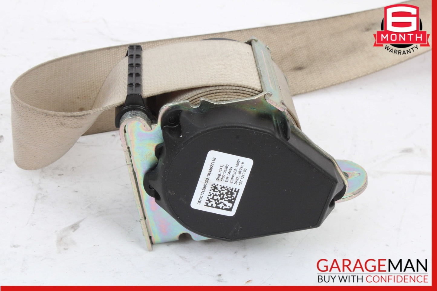 2014-2024 Maserati Ghibli Rear Left or Right Side Seat Belt 670017439 Genuine