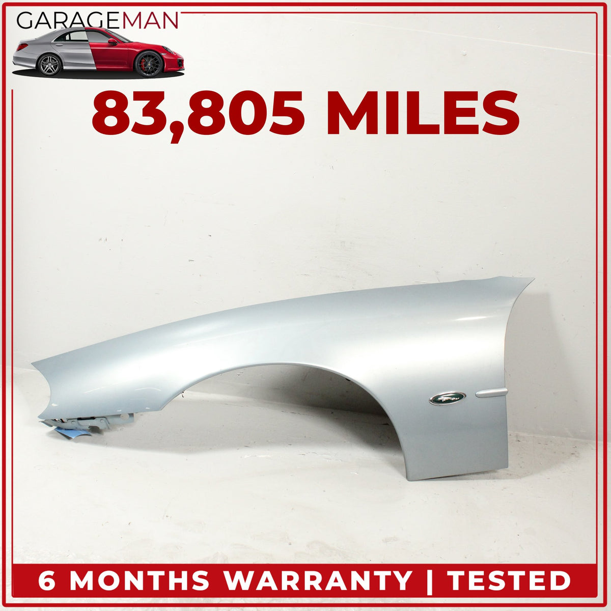 1997-2006 Jaguar XK8 XKR Front Left Fender Panel Light Blue 3W8343156CA OEM